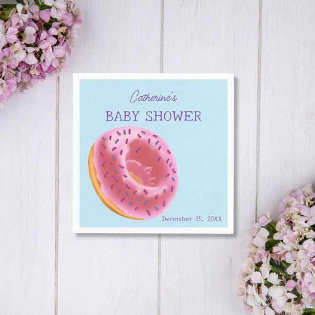 Niedliche Donut-Babydusche Serviette (Von Creator hochgeladen)