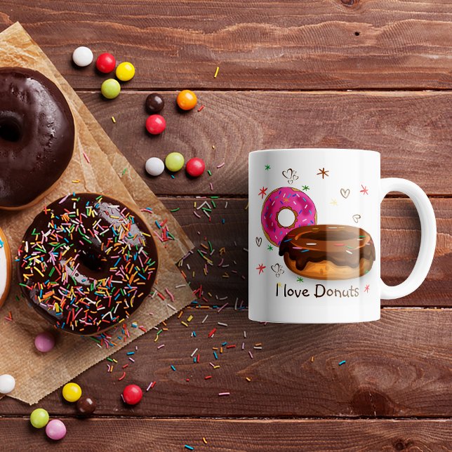 Niedliche Donuts Kaffee Tasse (Von Creator hochgeladen)