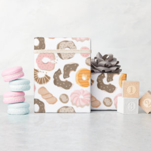 Niedliche Donuts Sweet Leckerei Geschenkpapier