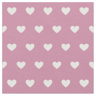 Niedliche Dot Muster Dusty Rose Stoff