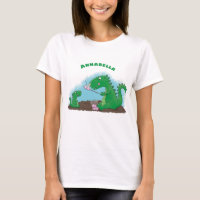 Niedliche Drachen braten Marshmallows Cartoon