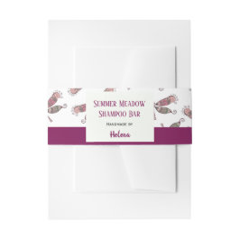 Niedliche Dragonfly Handmade Shampoo Bar Soap Pack Einladungsbanderole