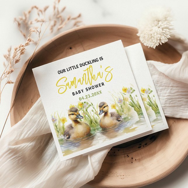Niedliche Duck Babydusche Serviette (Von Creator hochgeladen)