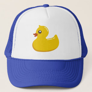 Niedliche Ducky/blaue Gummiblasen Truckerkappe
