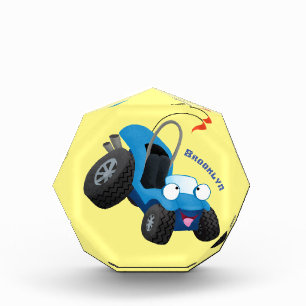 Niedliche Düne-Buggy des Cartoon Fotoblock