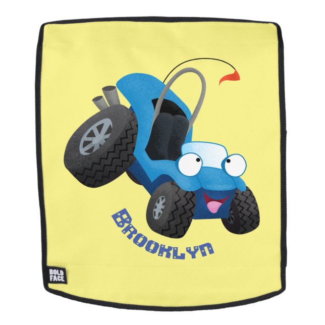 Niedliche Düne-Buggy des Cartoon Rucksack (Abnehmbare Front)