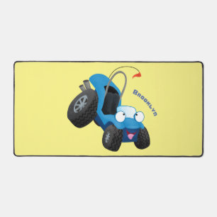 Niedliche Düne-Buggy des Cartoon Schreibtischunterlage