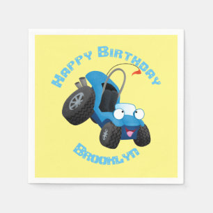 Niedliche Düne-Buggy des Cartoon Serviette
