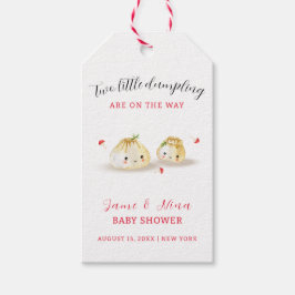 Niedliche Duschbad Mushroom Zweiwindusche Geschenkanhänger