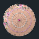 Niedliche Dusty-Rose Dartscheibe<br><div class="desc">Eine Mischung aus Aquarellfloralen und einer einfachen Typografie verleiht diesen Geschenken einen modernen Stil. Minimalistisch und elegant,  mit lila,  hellen Farbtönen auf einem staubigen rosa Hintergrund. Dieses Produkt enthält keinen Text,  Sie können ihn jedoch mit der 40. Geburtstagssammlung "Hello Four-oh!" kombinieren,  wenn Sie möchten.</div>