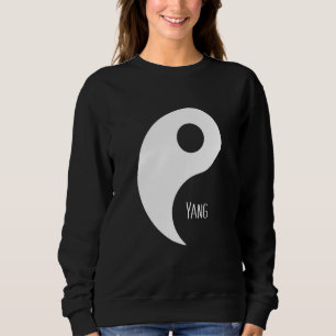 Niedliche Easy Couples Match Kostüm Yin Yang Sweatshirt