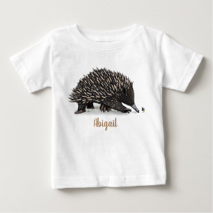 Niedliche Echodina mit Bienenabbildungen Baby T-shirt