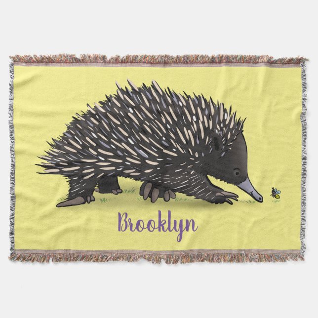 Niedliche Echodina mit Bienenabbildungen Decke (Vorderseite)