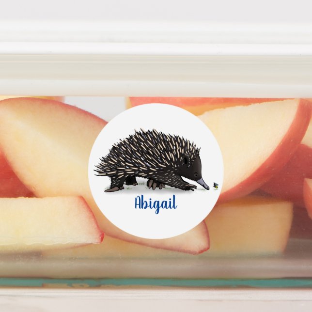 Niedliche Echodina mit Bienenabbildungen Etiketten (Befestigt)