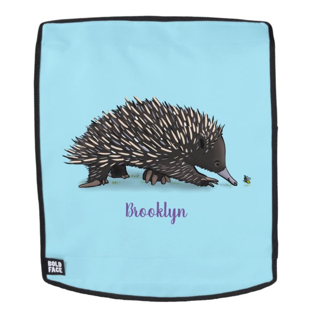 Niedliche Echodina mit Bienenabbildungen Rucksack (Abnehmbare Front)