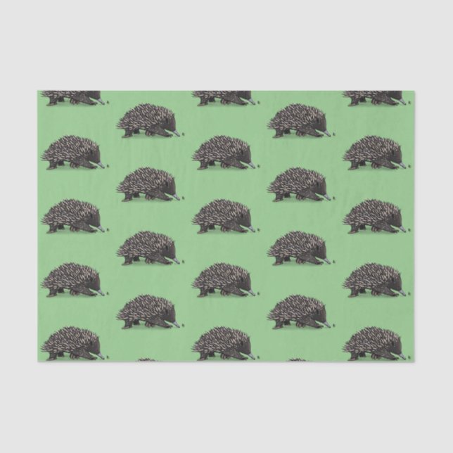 Niedliche Echodina mit Bienenabbildungen Seidenpapier (Vorderseite)