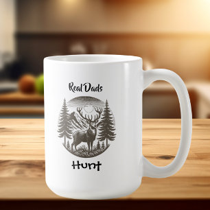 Niedliche echte Vater jagen Tasse personalisieren