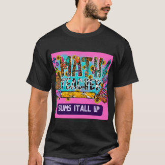Niedliche Ehefrau Mama Mathematik Lehrer Geschenk  T-Shirt