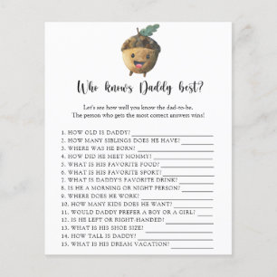 Niedliche Eichel - Wer kennt DADDY bestes Spiel