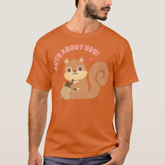 Niedliche Eichhörnchen über Ihre Liebe Puppe T-Shirt