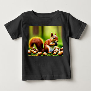Niedliche Eichhörnchenausgabe Baby T-shirt