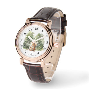 Niedliche Eichhörnchenliebhaber Armbanduhr