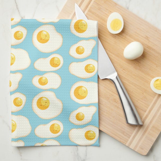 Niedliche Eier Geschirrtuch (Viertel Falte)