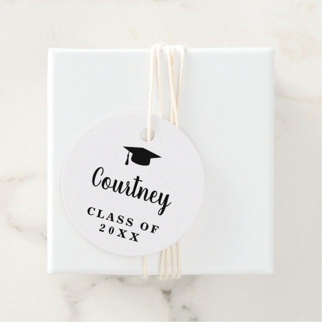 Niedliche einfache Mortarplatte Moderner Abschluss Geschenkanhänger (Beispiel)