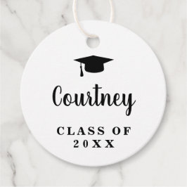 Niedliche einfache Mortarplatte Moderner Abschluss Geschenkanhänger