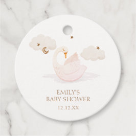 Niedliche einfache Prinzessin Swan Moon Star Babyd Geschenkanhänger