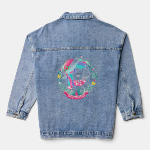 Niedliche Einhorn Frauen Bekleidung Jeansjacke