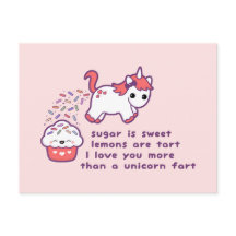 Niedliche Einhorn-Furz