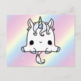 Niedliche Einhornpostkarte Postkarte
