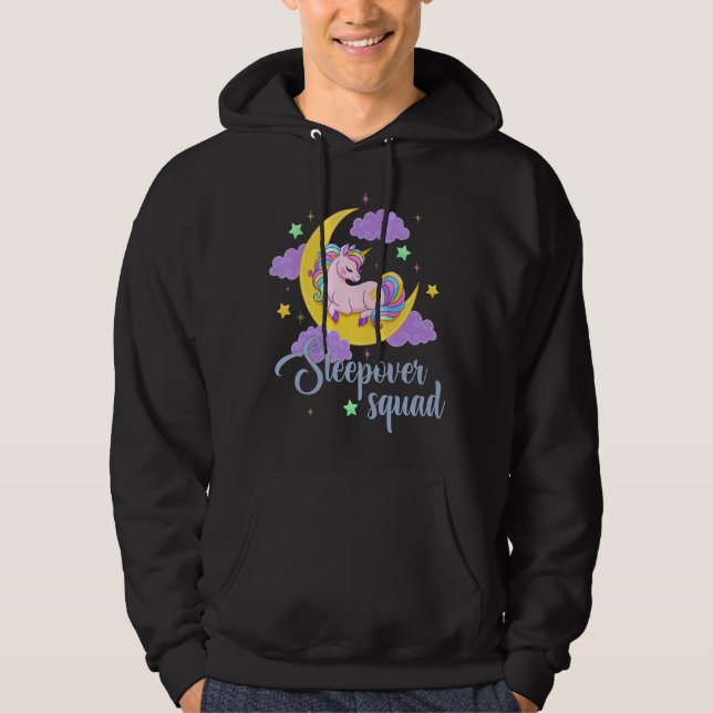 Niedliche Einhornschlauchplatte Hoodie (Vorderseite)