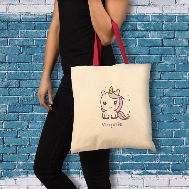 Niedliche Einhorntasche Tragetasche (Cute Unicorn Tote Bag)