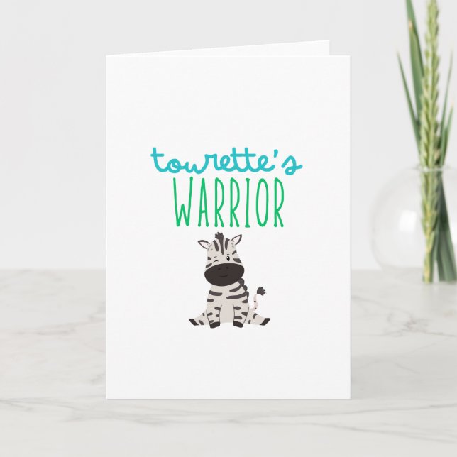 niedliche Einladungskarte für den Krieger (Vorderseite)