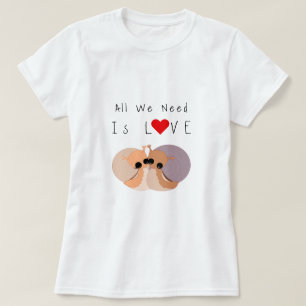 Niedliche EinzelSchnecke T - Shirt Liebe Geschenk