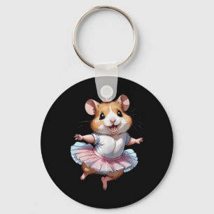 Niedliche Einzigartige und moderne Hamsterballett Schlüsselanhänger