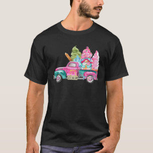 Niedliche Eiscreme Gnomes LKW Sommerliebhaber Gi T-Shirt