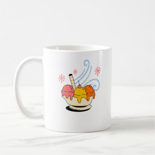 Niedliche Eiscreme-Tasse Kaffeetasse