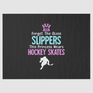 Niedliche Eishockey-Girls - Frauenquote Seidenpapier