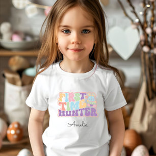 Niedliche Eizelljagd zum ersten Mal Baby T-shirt
