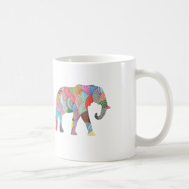 Niedliche Elefant-Tasse Tasse (Rechts)