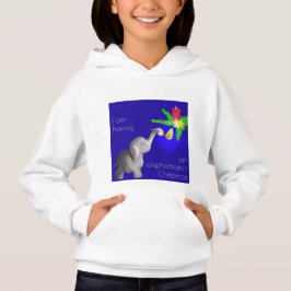 Niedliche Elefantenastik "Ugly" Weihnachtsdubo Hoodie
