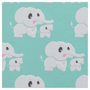 Niedliche Elephant Baby Kinderzimmer Dekoration Stoff