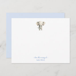 Niedliche Elephant Boy Baby Dusche Danke