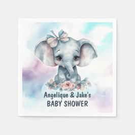 Niedliche Elephant Boy Baby Dusche Serviette