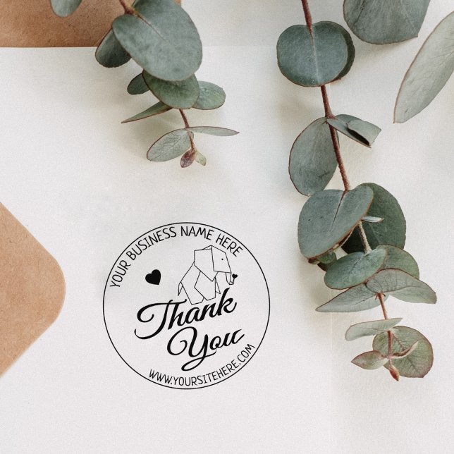 Niedliche Elephant Handmade Small Business Vielen  Gummistempel (Von Creator hochgeladen)