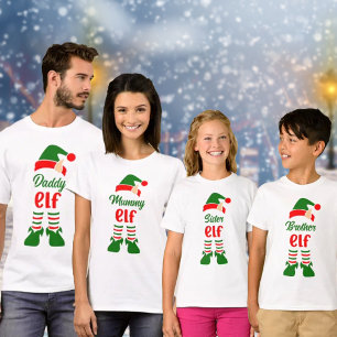 Niedliche Elf-Familie - Weihnachtsmatte T-Shirt