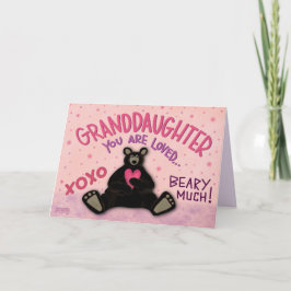 Niedliche Enkeltochter Valentine Bärenspionage Spa Karte